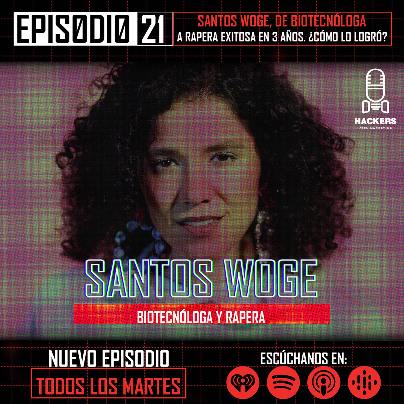 Santos Woge de biotecnóloga a Rapera exitosa en 3 años