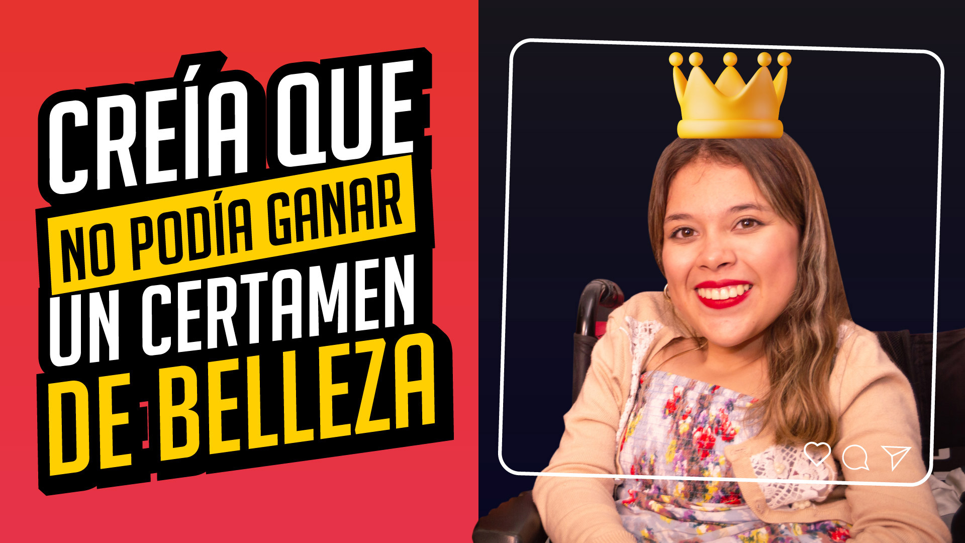 No creía que podía ganar un Concurso de Belleza Sayuri Vidales